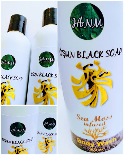 Òşun Black Soap w/ Sea Moss Body Wash
